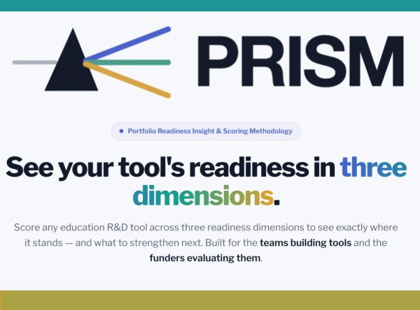 PRISM logo and website homepage